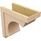 Ekena Millwork 11"W x 22"D x 22"H Classic Emerson Rough Cedar Woodgrain TimberThane Corbel, Primed Tan CORUR11X22X22EMRRCPR - alternate 3